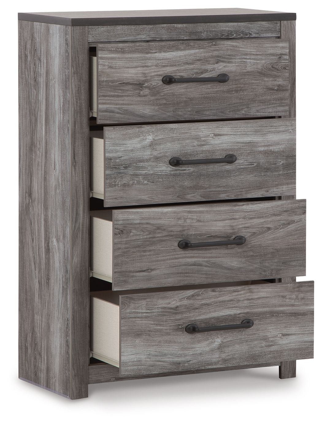 Bronyan - Four Drawer Chest - Dark Gray by Ashley – view 2