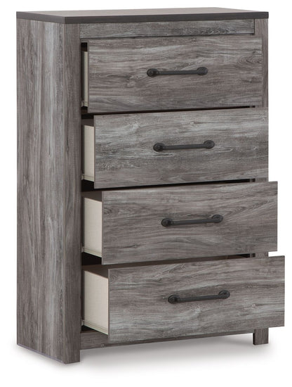 Bronyan - Four Drawer Chest - Dark Gray by Ashley – view 2