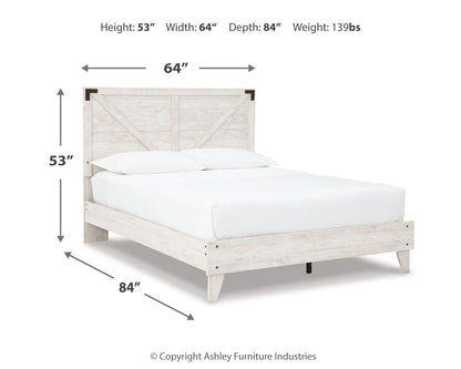 Shawburn - Panel Bed by Ashley – view 3