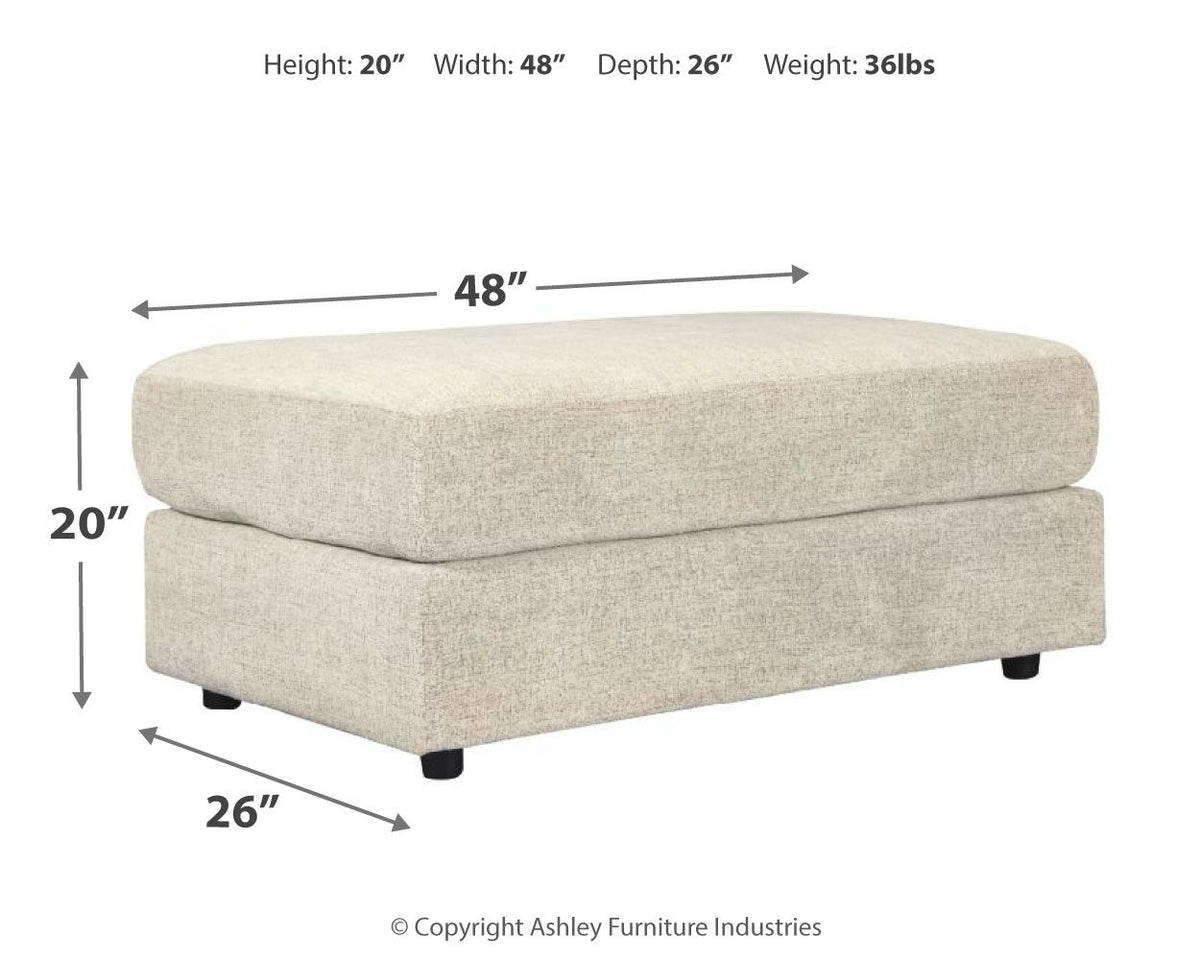 Soletren - Oversized Accent Ottoman - Stone by Ashley – view 2
