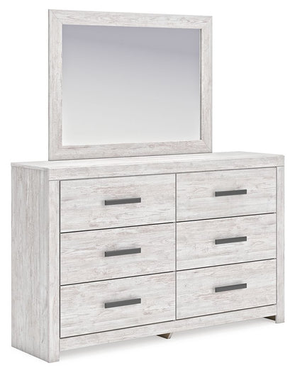 Cayboni - Dresser And Mirror - Whitewash by Ashley – Dresser & Mirror