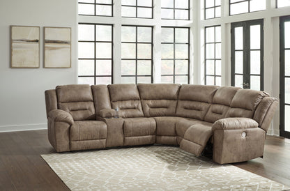 Ravenel - 3 Piece Reclining Sectional by Ashley – view 5