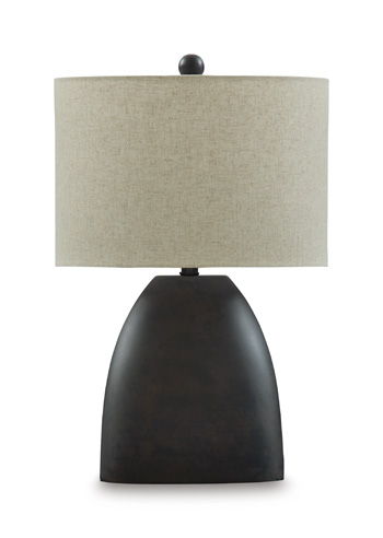 Sethmore - Terracotta Table Lamp - Antique Black by Ashley – Table Lamps