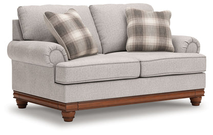 Clearbrooke - Loveseat - Sandstone by Ashley – view 2