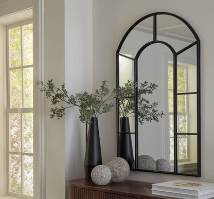 Evengton - Accent Mirror - Black by Ashley – view 2