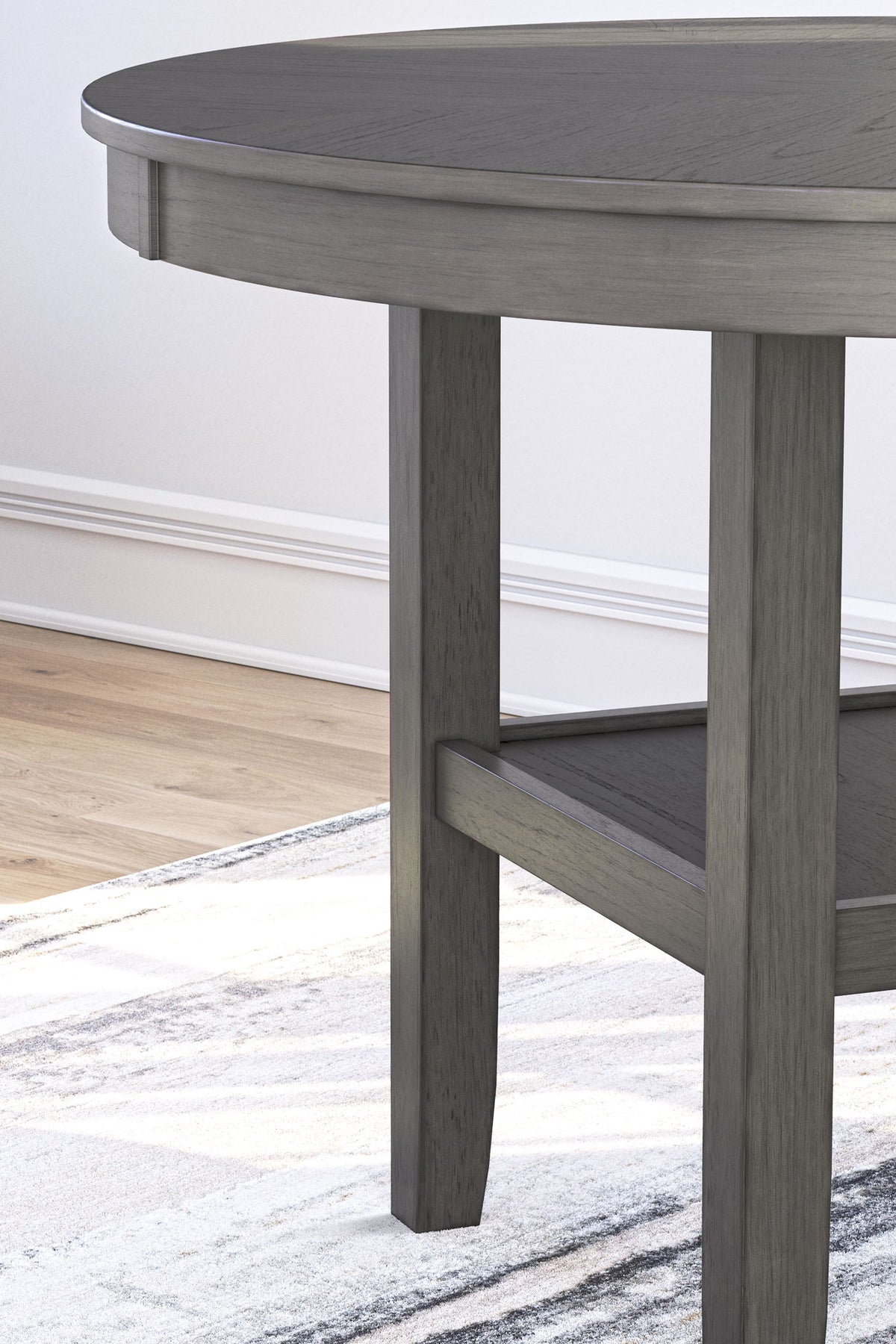Wrenning - Dining Room Table Set (Set of 5) - Gray by Ashley – view 3