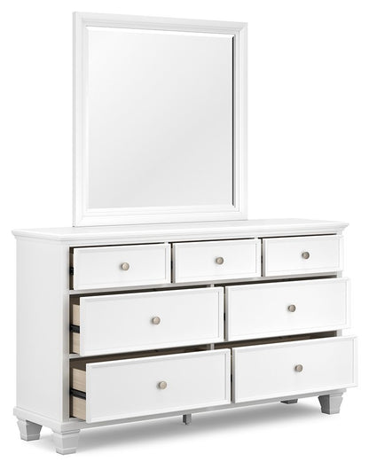 Fortman - Dresser And Mirror - White by Ashley – view 3