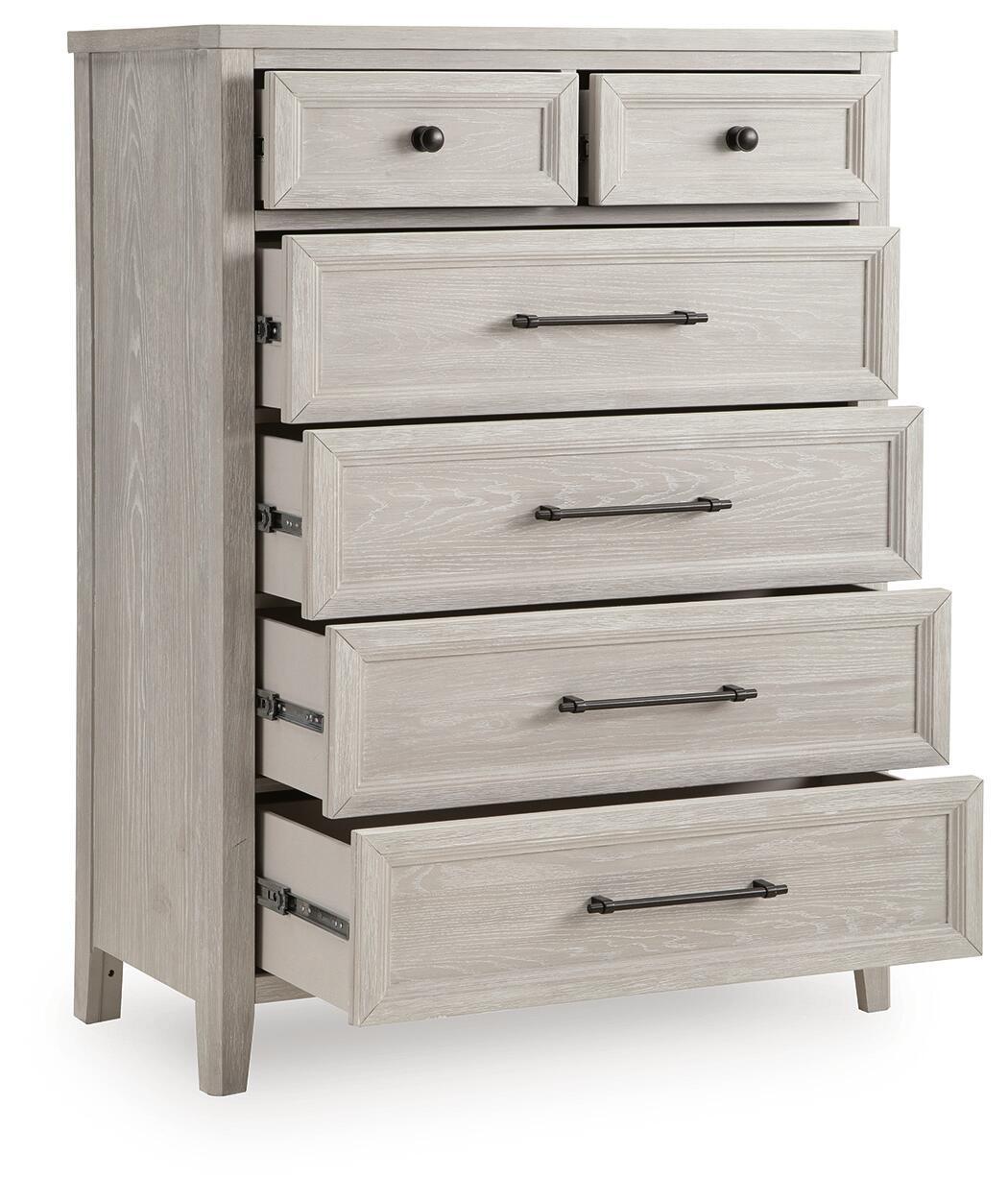 Darbonton - Six Drawer Chest - Dove White by Ashley – view 2