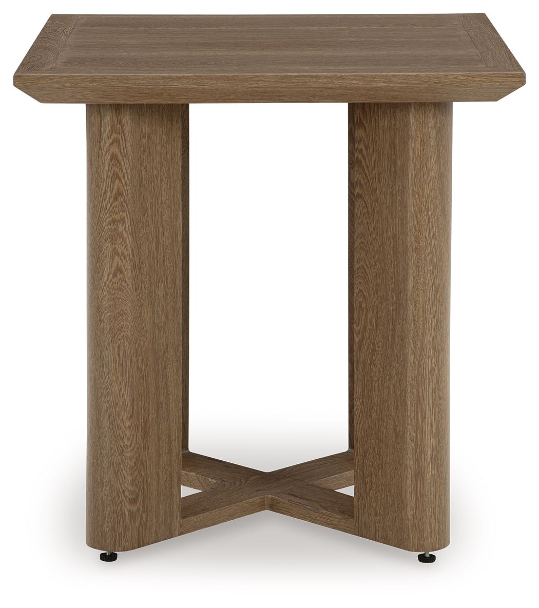 Serene Bay - Square End Table - Dark Brown by Ashley – view 2
