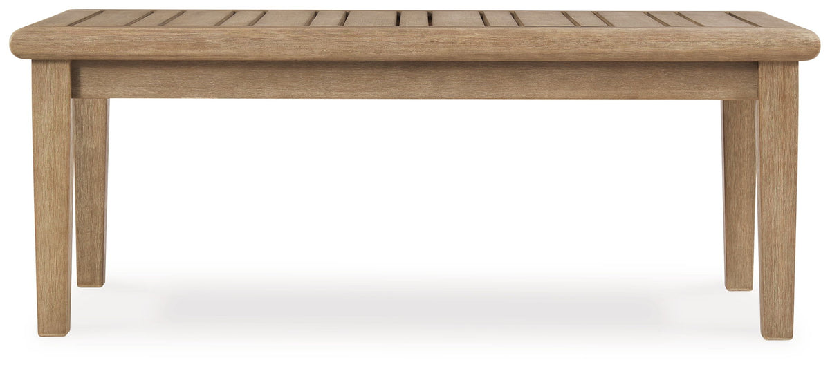 Carter Hall - Rectangular Cocktail Table - Beige by Ashley – view 2