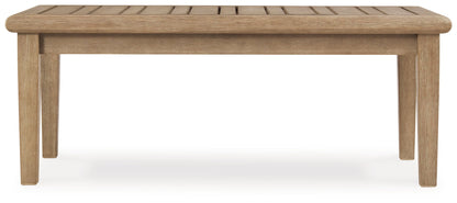 Carter Hall - Rectangular Cocktail Table - Beige by Ashley – view 2