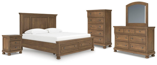Feddinger - Panel Storage Bedroom Set – 5 Piece Bedroom Sets