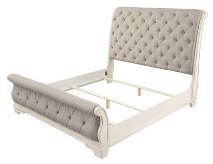 Realyn - Upholstered Sleigh Bed by Ashley – view 3