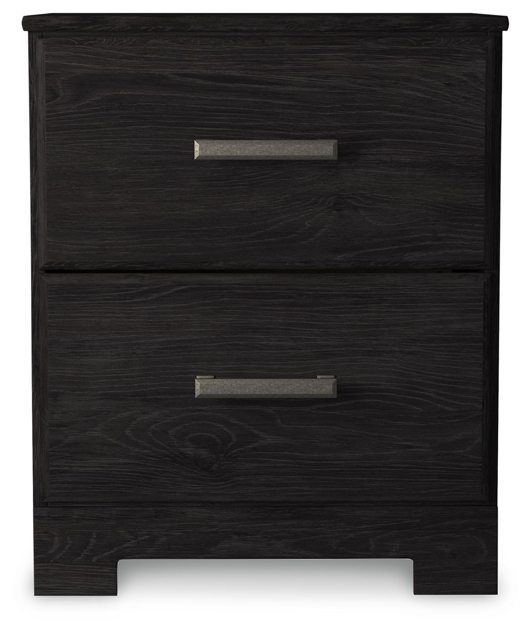 Belachime - Two Drawer Night Stand - Charcoal by Ashley – view 2