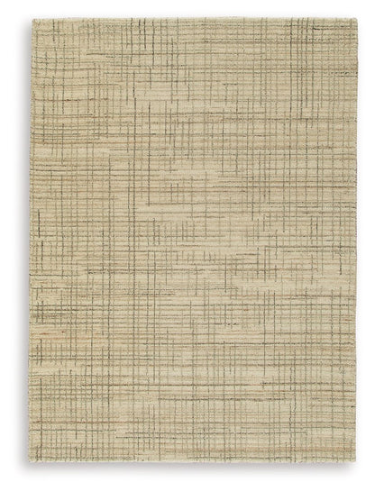 Janston - 5' x 7' Rug - Ivory / Gray / Tan by Ashley – Area Rugs