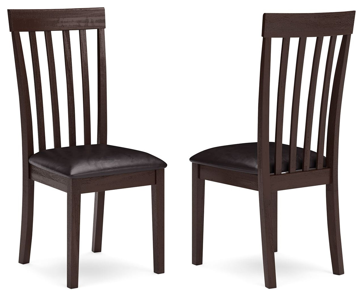 Hammis - Dining UPH Side Chair (Set of 2) - Dark Brown by Ashley – Chair Sets