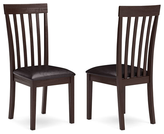 Hammis - Dining UPH Side Chair (Set of 2) - Dark Brown by Ashley – Chair Sets