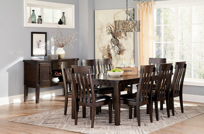Haddigan - Dining Table With Side Chairs by Ashley – view 2