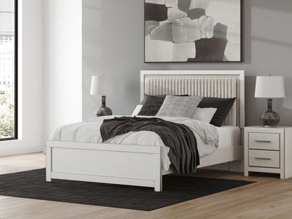 Zuraleus - Upholstered Panel Platform Bed With Roll Slats by Ashley – view 10