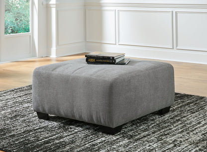 Birkdale Court - Oversized Accent Ottoman - Gray – view 3