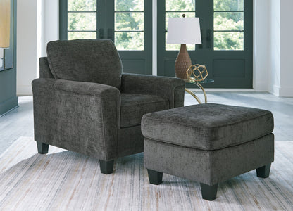 Erinslane - Living Room Set – Stationary Chair & Ottoman