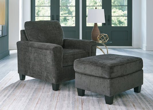 Erinslane - Living Room Set – Stationary Chair & Ottoman
