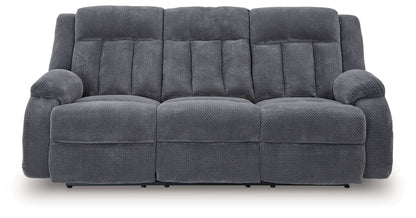 Observation - Reclining Power Sofa With Drop Down Table - Steel by Ashley – view 3