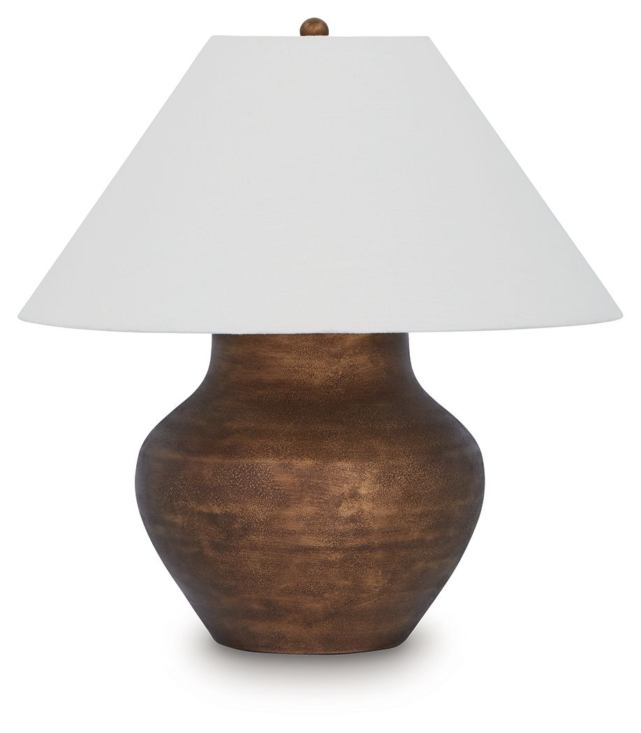 Whitham - Metal Table Lamp - Antique Copper Finish by Ashley – Table Lamps