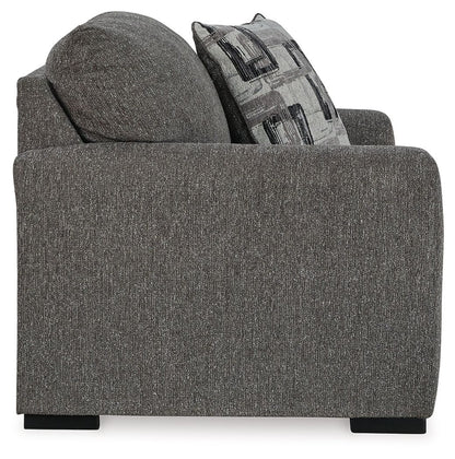 Gardiner - 2 Pc. - Chair And A Half, Ottoman - Pewter by Ashley – view 3