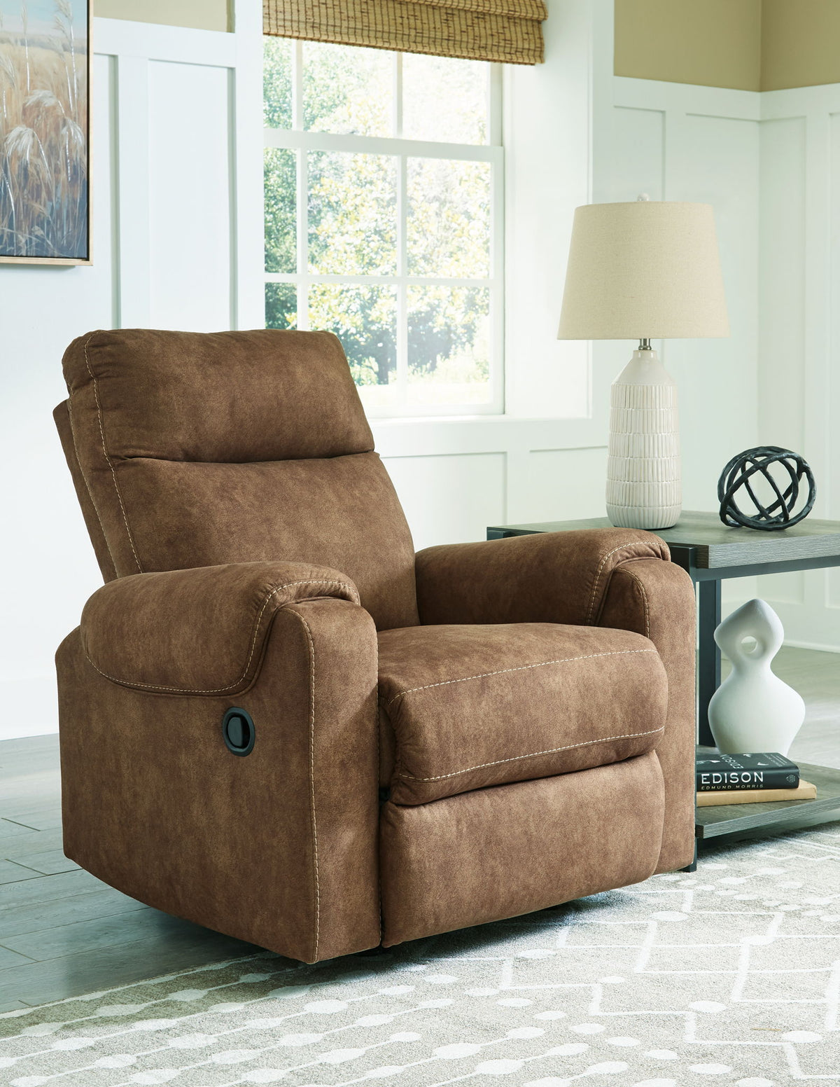 Edenwold - Rocker Recliner - Brindle by Ashley – view 3