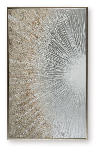 Waldard - Wall Art - Gray / Taupe / White by Ashley – view 2