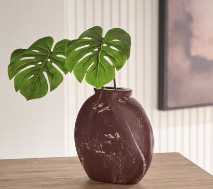 Dashner - Vase - Red / White by Ashley – view 3