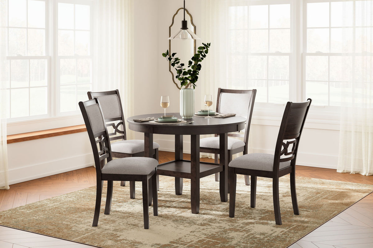 Langwest - Dining Room Table Set (Set of 5) - Brown by Ashley – view 2