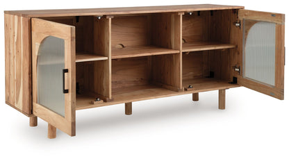 Adway - Accent Cabinet - Natural Brown by Ashley – view 3