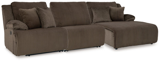 Top Tier - 3 Piece Reclining Sectional by Ashley – Reclining Sectionals