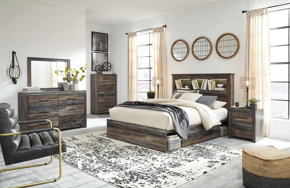 Drystan - Bookcase Bed Set by Ashley – 8 + Piece Bedroom Sets