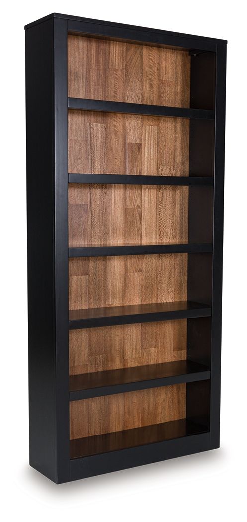 Wildenauer - Bookcase - Brown / Black by Ashley – Standard Bookcases
