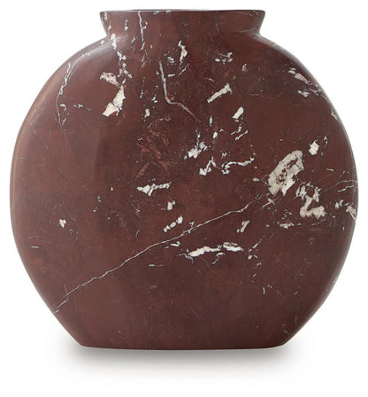 Dashner - Vase - Red / White by Ashley – view 4