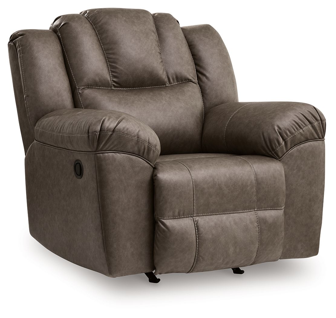 Lowilla - Rocker Recliner - Driftwood by Ashley – Rocker Chairs