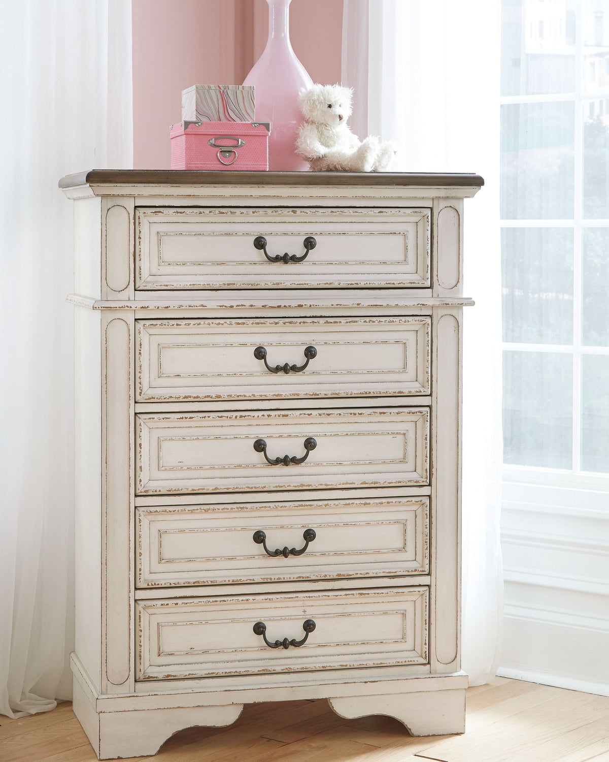 Realyn - Chest - Chipped White by Ashley – view 2