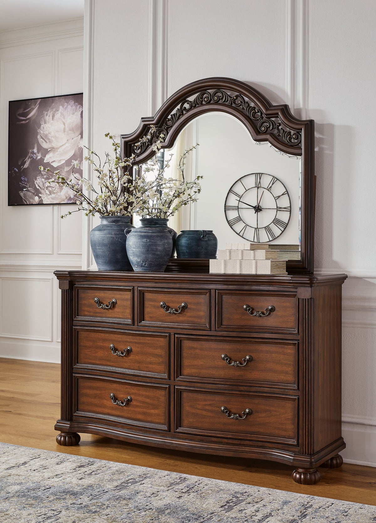 Lavinton - Dresser And Mirror - Brown by Ashley – view 3