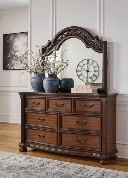 Lavinton - Dresser And Mirror - Brown by Ashley – view 3
