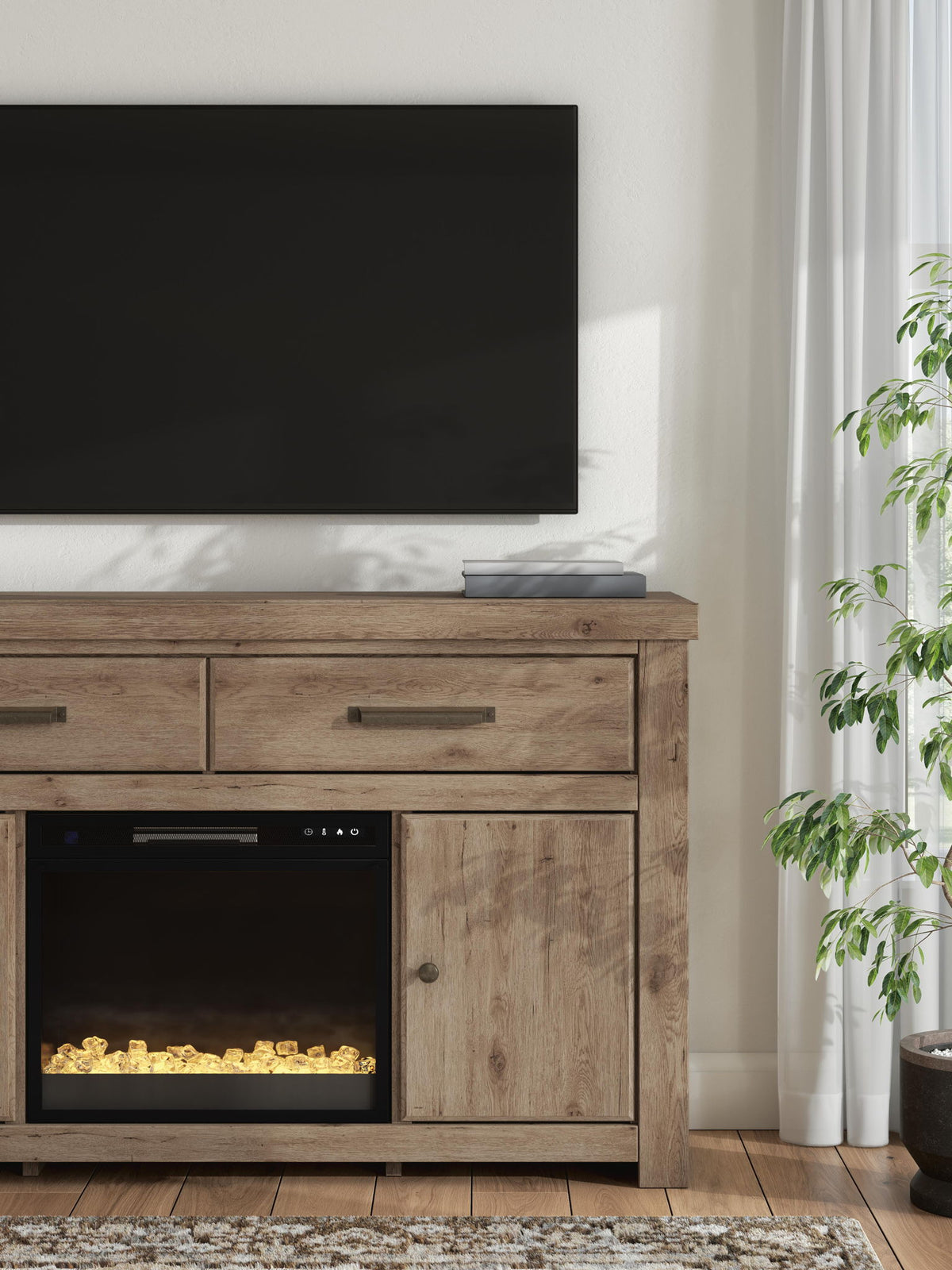 Garistyn - TV Stand With Fireplace Option – view 14