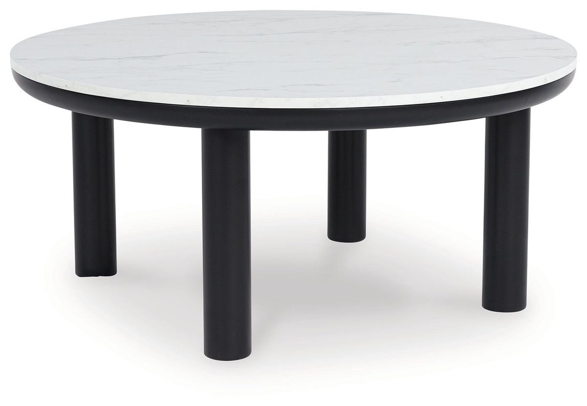 Xandrum - Occasional Table Set (Set of 3) - Black / White by Ashley – view 3