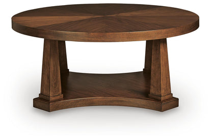 Rustic Plains - Round Table by Ashley – view 4