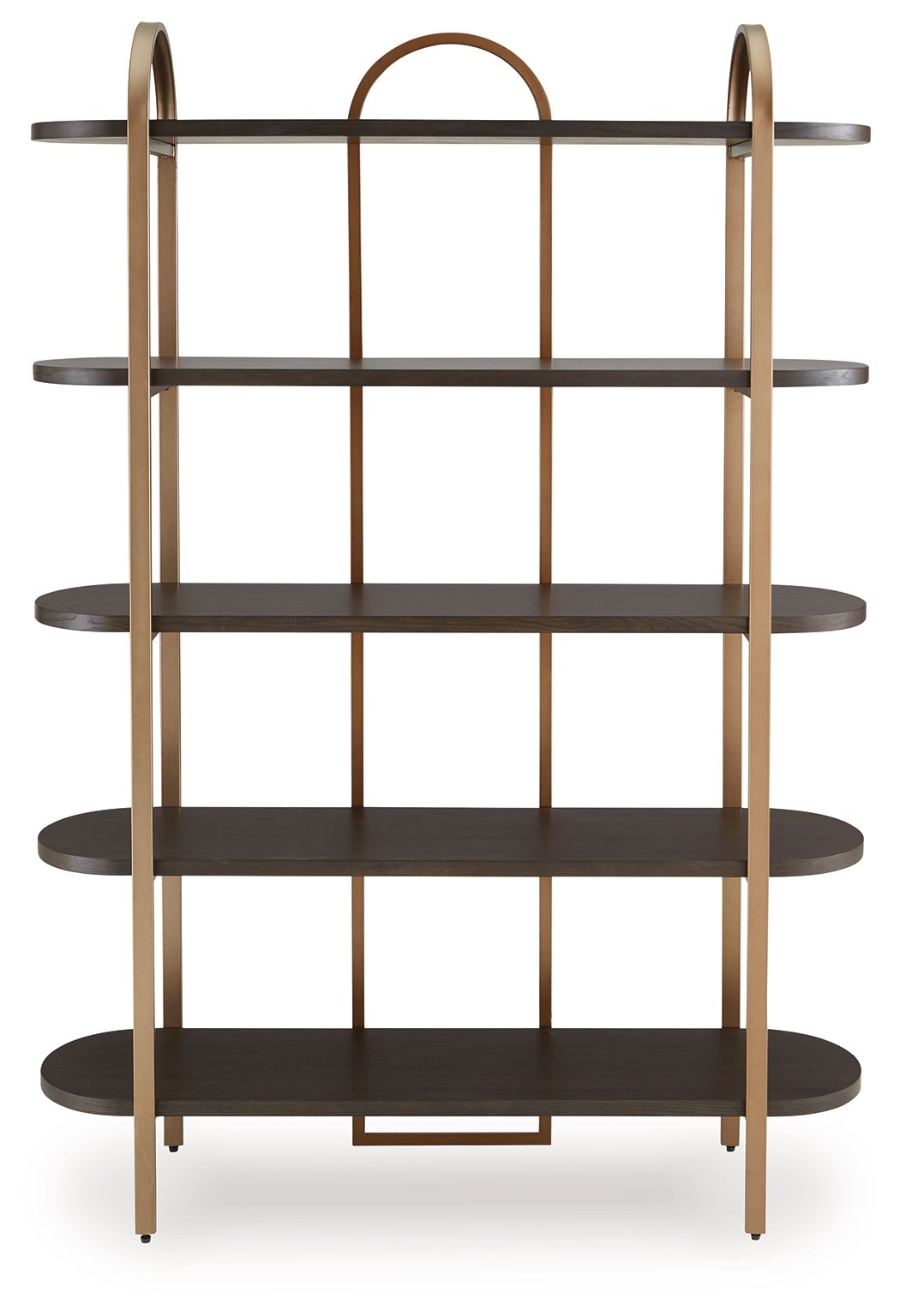 Brentmour - Bookcase - Brown / Gold Finish by Ashley – view 2