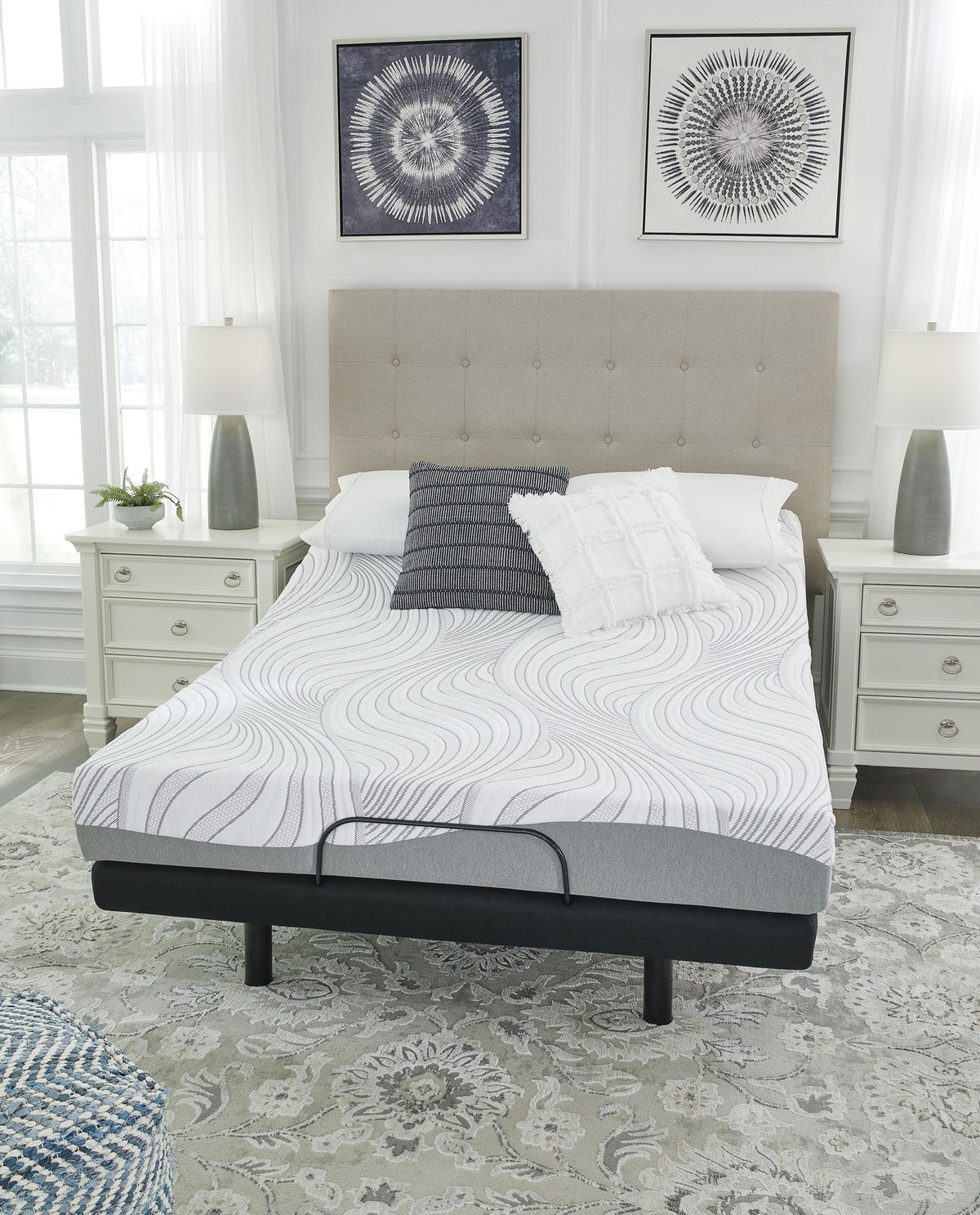 8 Inch Memory Foam - California King Mattress - White by Ashley – view 2