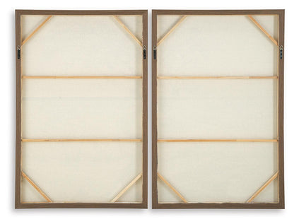 Stormish - Wall Art Set (Set of 2) - Beige / Brown by Ashley – view 3