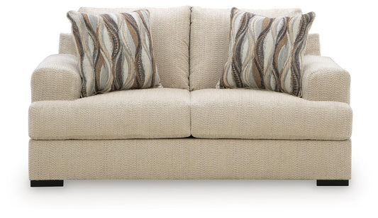 Lofwood - 2 Pc. - Sofa And Loveseat - Oatmeal – view 2