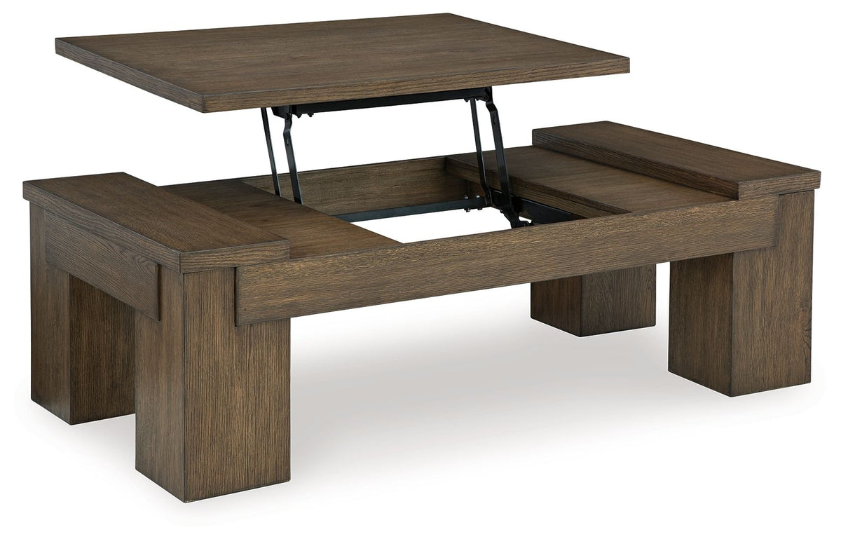 Rosswain - Lift Top Cocktail Table - Warm Brown by Ashley – view 3